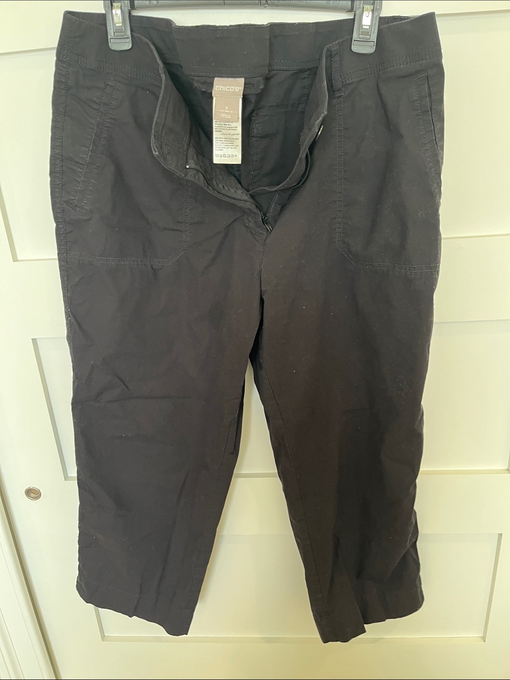 Chico's Black Women’s Stretch Chino Pants